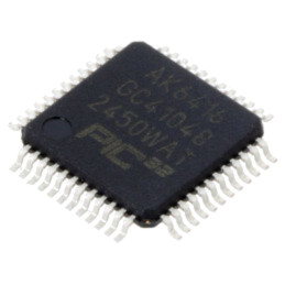 IC: microcontroler PIC; 64kB; 200MHz; 3÷3,6VDC; SMD; TQFP48; tavă