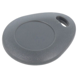 Breloc RFID; Transpoder: Mifare Classic; plastic; gri; 125kHz