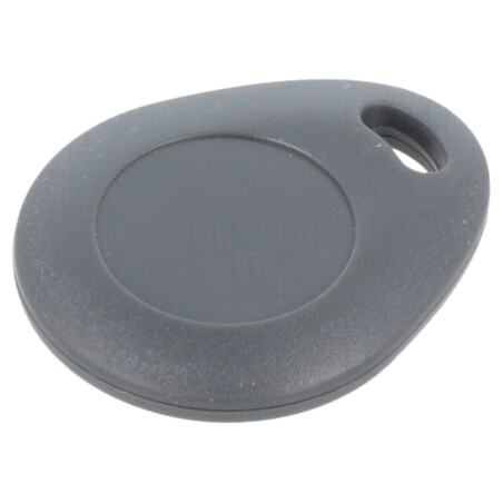 Breloc RFID; Transpoder: Mifare Classic; plastic; gri; 125kHz