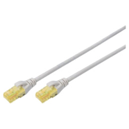 Patch cord; RJ45 mufă,din ambele părţi; U/UTP; 6a; litat; Cu; LSZH
