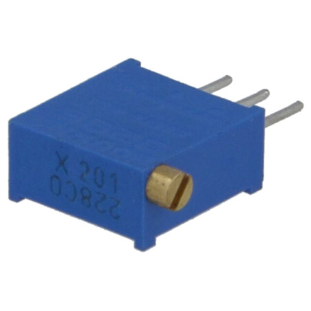 Potenţiometru: de montare; multitură; 200Ω; 500mW; THT; ±10%; 3296X