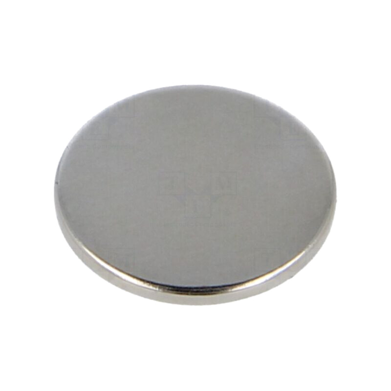 Magnet: fix; neodim; 10N; Ø: 18mm; H: 1,5mm