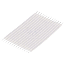 Conector: cablu jumper flexibil; P.cablu-bandă: 2,54mm; L: 50,8mm