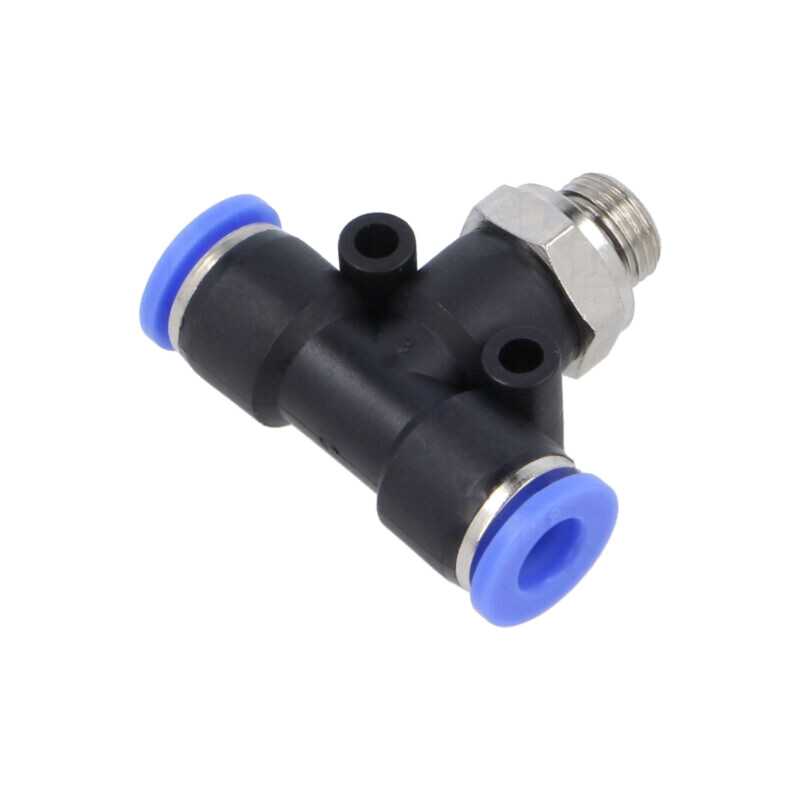 Racord push-in; cu ramificaţie "T"; -0,95÷15bar; Filet: G 1/8" Racord push-in; cu ramificaţie "T"; -0,95÷15bar; Filet: G 1/8"