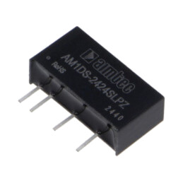 Convertor: DC/DC; 1W; Uintr: 21,6÷26,4VDC; Uieş: 24VDC; Iintr: 51mA