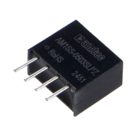 Convertor: DC/DC; 1W; Uintr: 4,5÷5,5VDC; Uieş: 3,3VDC; Iintr: 260mA