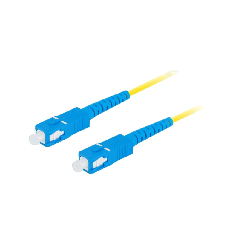 Patch cord cu fibră; SC/UPC,din ambele părţi; 2m; LSZH; galben