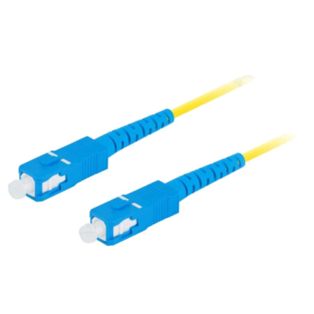 Patch cord cu fibră; SC/UPC,din ambele părţi; 2m; LSZH; galben