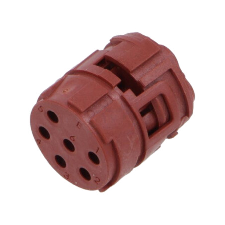 Conector: M23; inserturi de contact; PIN: 6; fără contacte; 18A