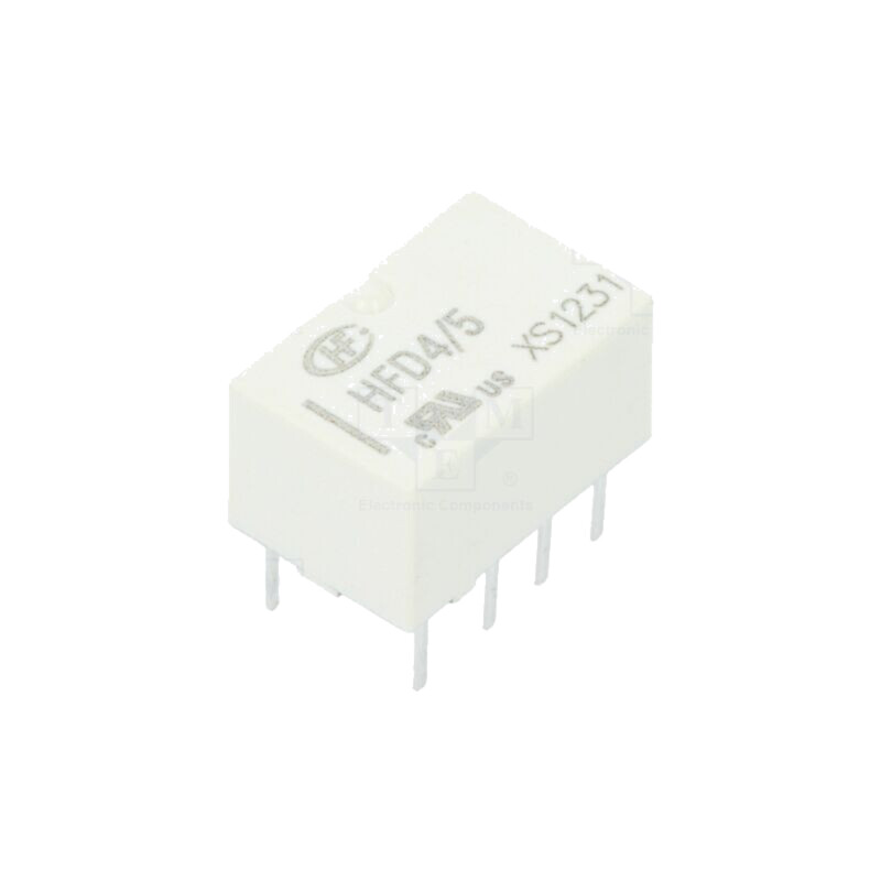 Releu: electromagnetic; DPDT; Ubobină: 5VDC; 2A; 0,5A/125VAC; PCB