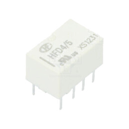 Releu: electromagnetic; DPDT; Ubobină: 5VDC; 2A; 0,5A/125VAC; PCB
