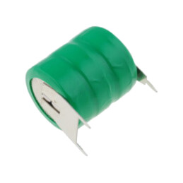 Acumul: Ni-MH; 3,6V; 80mAh; 3pin; Ø16x18mm; Temp: -10÷45°C