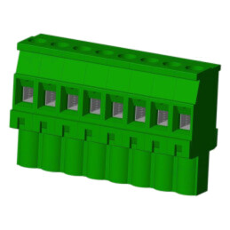 Conector: regletă de conexiuni deconectabilă; mufă; mamă; TS; 15A