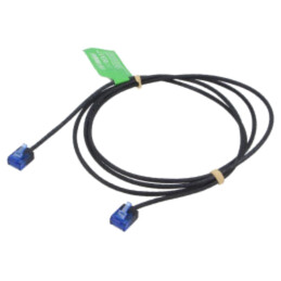 Patch cord; RJ45 mufă,din ambele părţi; U/UTP; 6a; litat; Cu; 1,5m