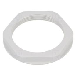 Piuliţă; M50; fără halogen; poliamidă; UL94V-0; 60mm; gri; Pas: 1,5