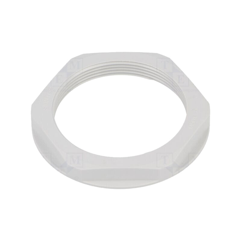 Piuliţă; M50; fără halogen; poliamidă; UL94V-0; 60mm; gri; Pas: 1,5