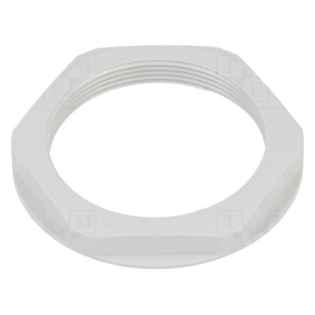 Piuliţă; M50; fără halogen; poliamidă; UL94V-0; 60mm; gri; Pas: 1,5