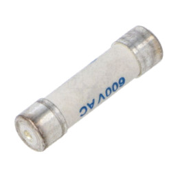 Siguranţă: siguranţă; 10A; 600VAC; ardere rapidă; 6,3x25,4mm