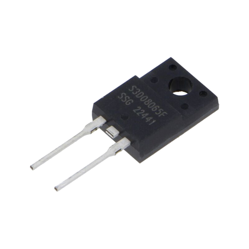 Diodă: redresoare Schottky; SiC; THT; 650V; 8A; ITO220AC; 44,5W; tub
