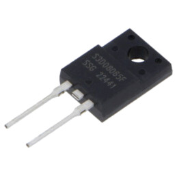 Diodă: redresoare Schottky; SiC; THT; 650V; 8A; ITO220AC; 44,5W; tub