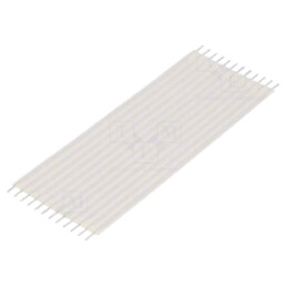 Conector: cablu jumper flexibil; P.cablu-bandă: 2,54mm; L: 76,2mm