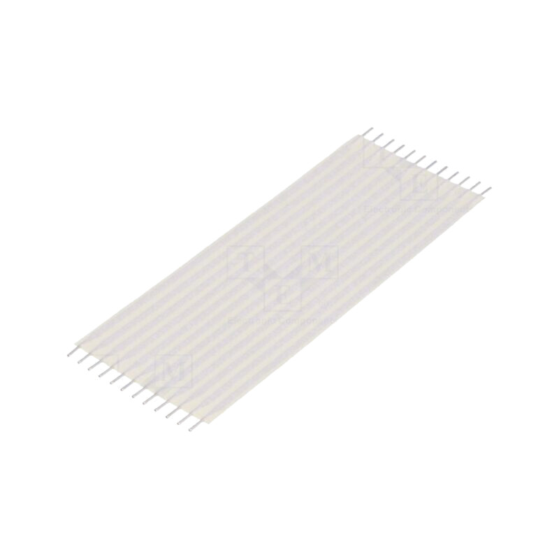 Conector: cablu jumper flexibil; P.cablu-bandă: 2,54mm; L: 76,2mm