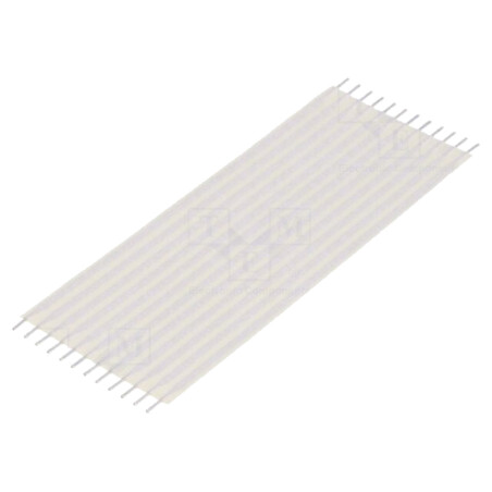 Conector: cablu jumper flexibil; P.cablu-bandă: 2,54mm; L: 76,2mm