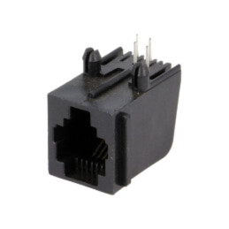 Conector: RJ11; soclu; PIN: 4; Cat: 3; ecranat,cu blocare panou