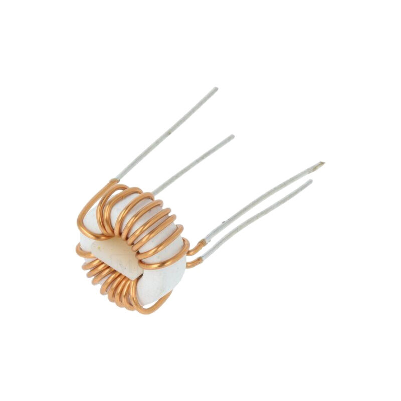 Inductor: fir; THT; 2,5A; 10mΩ; -20÷50%; DTS-10; orizontală; 230VAC Inductor: fir; THT; 2,5A; 10mΩ; -20÷50%; DTS-10; orizontală; 230VAC