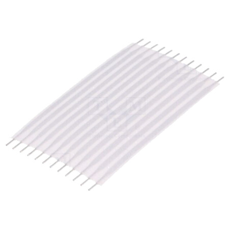 Conector: cablu jumper flexibil; P.cablu-bandă: 2,54mm; L: 50,8mm