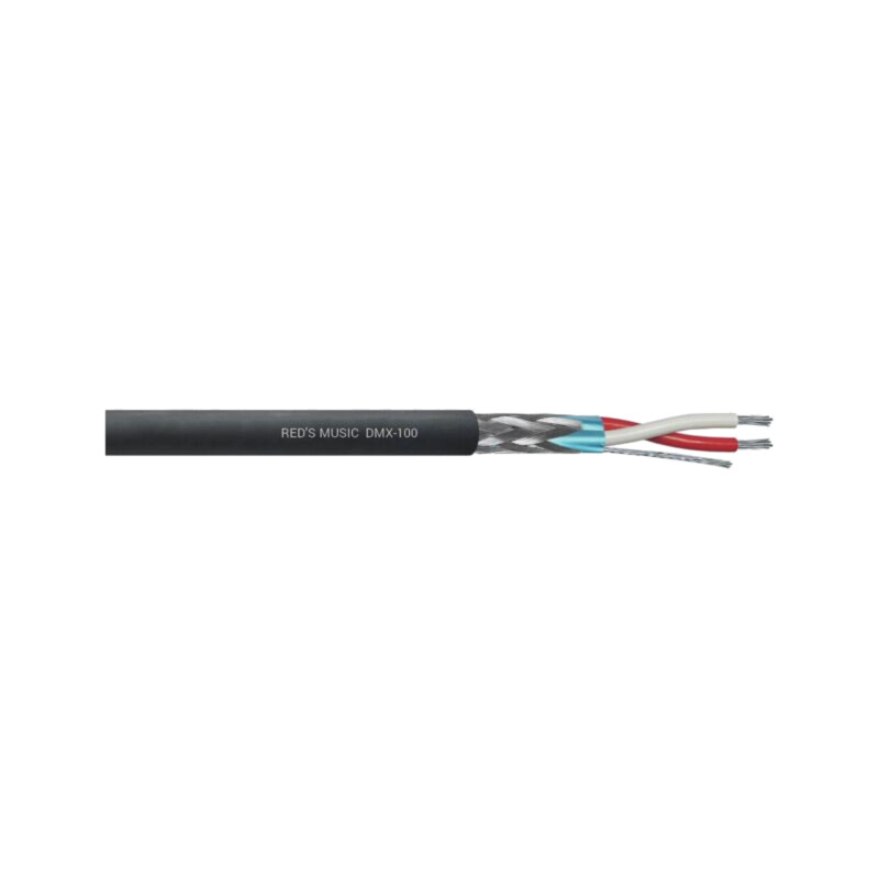 Cablu: DMX; 2x0,25mm2; litat; 110Ω; -25÷65°C; Culoare: negru; 500m Cablu: DMX; 2x0,25mm2; litat; 110Ω; -25÷65°C; Culoare: negru; 500m