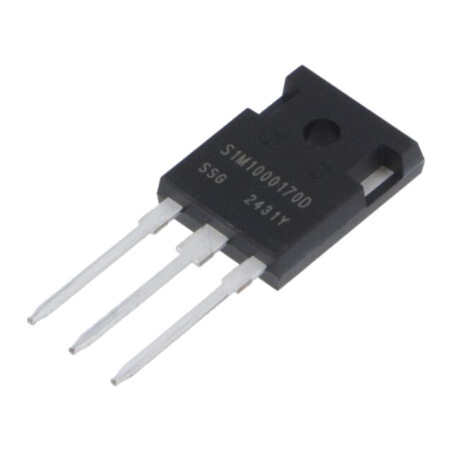 Tranzistor: N-MOSFET; SiC; unipolar; 1,7kV; 3,7A; Idm: 15A; 81W