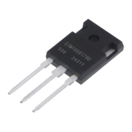 Tranzistor: N-MOSFET; SiC; unipolar; 1,7kV; 3,7A; Idm: 15A; 81W