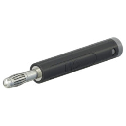 Conector: banană 4mm; mufă; 32A; 30VAC; 60VDC; neagră; neizolat