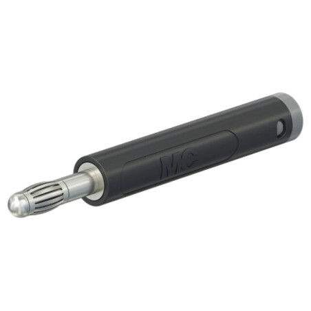 Conector: banană 4mm; mufă; 32A; 30VAC; 60VDC; neagră; neizolat