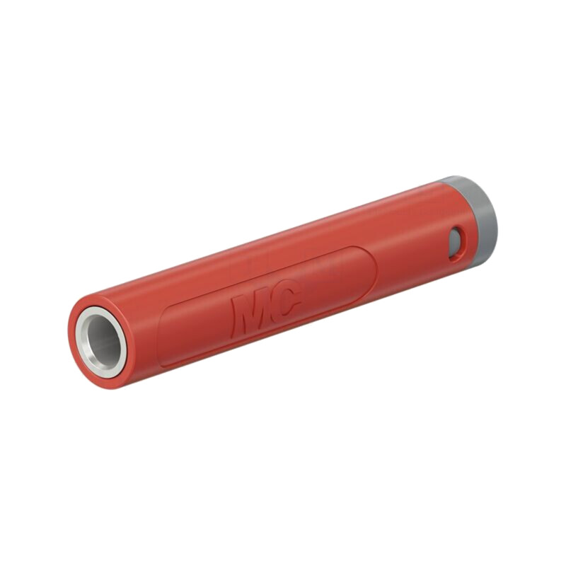 Conector: banană 4mm; soclu; 32A; 30VAC; 60VDC; L: 43,5mm; roşie