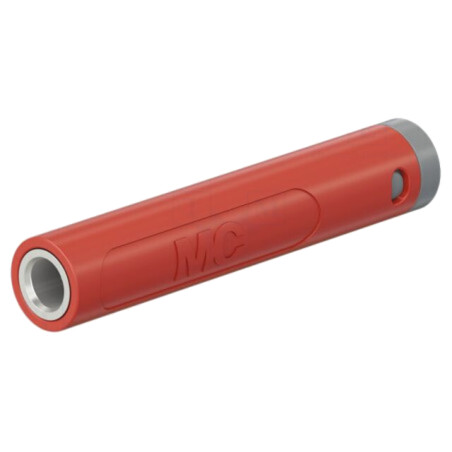Conector: banană 4mm; soclu; 32A; 30VAC; 60VDC; L: 43,5mm; roşie