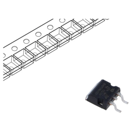 Tranzistor: IGBT; 600V; 19A; 130W; D2PAK