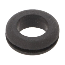 Manşon; Øorif.mont: 11,1mm; Øorif: 3,18mm; gumă; neagră