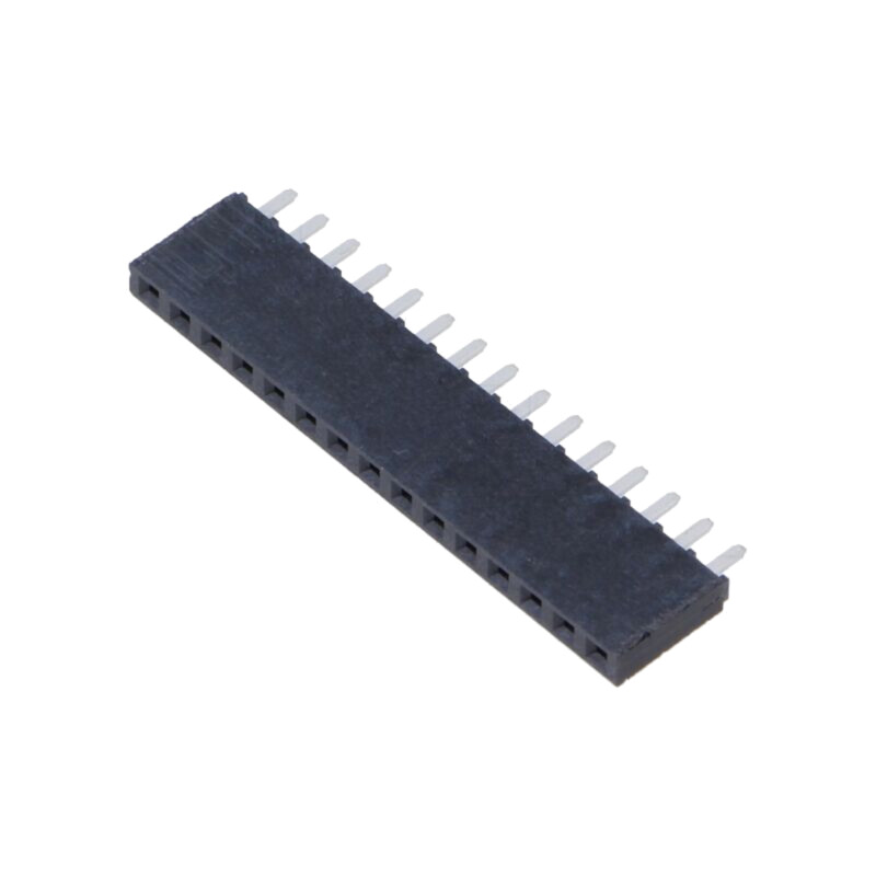Conector: şiruri pini; soclu; mamă; PIN: 15; drept; THT; 2,54mm; 1x15