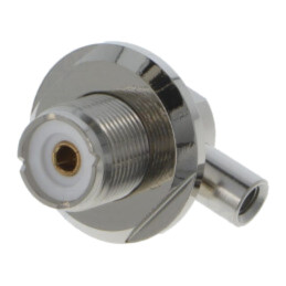 Conector: UHF (SO-239); soclu; mamă; drept; PS; 50Ω; RG58