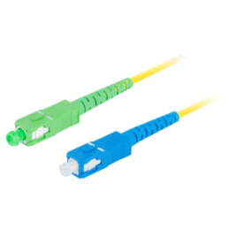 Patch cord cu fibră; SC/APC,SC/UPC; 1m; Fibră Optică: 9/125um