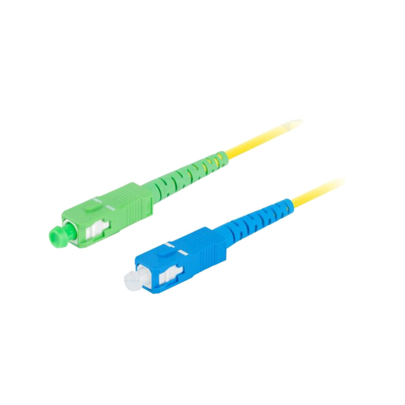 Patch cord cu fibră; SC/APC,SC/UPC; 1m; Fibră Optică: 9/125um Patch cord cu fibră; SC/APC,SC/UPC; 1m; Fibră Optică: 9/125um