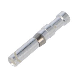 Pin; mamă; argintat; 2,5mm2; crimpat; pe cablu; 696