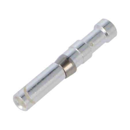 Pin; mamă; argintat; 2,5mm2; crimpat; pe cablu; 696