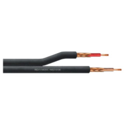 Wire: instrumental; 2x0.23mm2; stranded; Cu; black; PVC; -25÷65°C