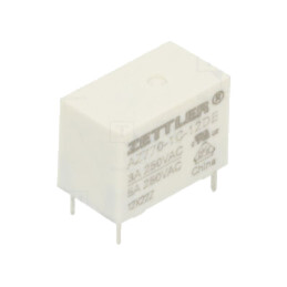 Releu: electromagnetic; SPDT; Ubobină: 12VDC; 5A; 3A/250VAC; AZ770