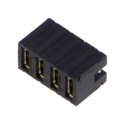 Conector: şiruri pini; jumper; mamă; 2,54mm; 4x2; Placare: aurit