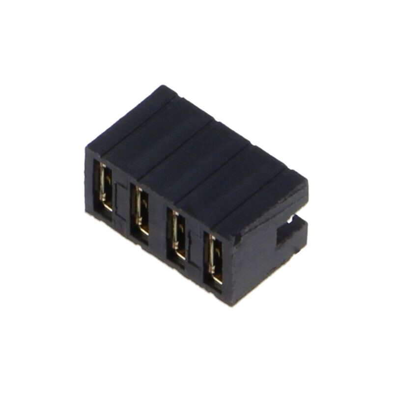 Conector: şiruri pini; jumper; mamă; 2,54mm; 4x2; Placare: aurit