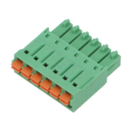 Conector: regletă de conexiuni deconectabilă; mufă; mamă; 5,5A